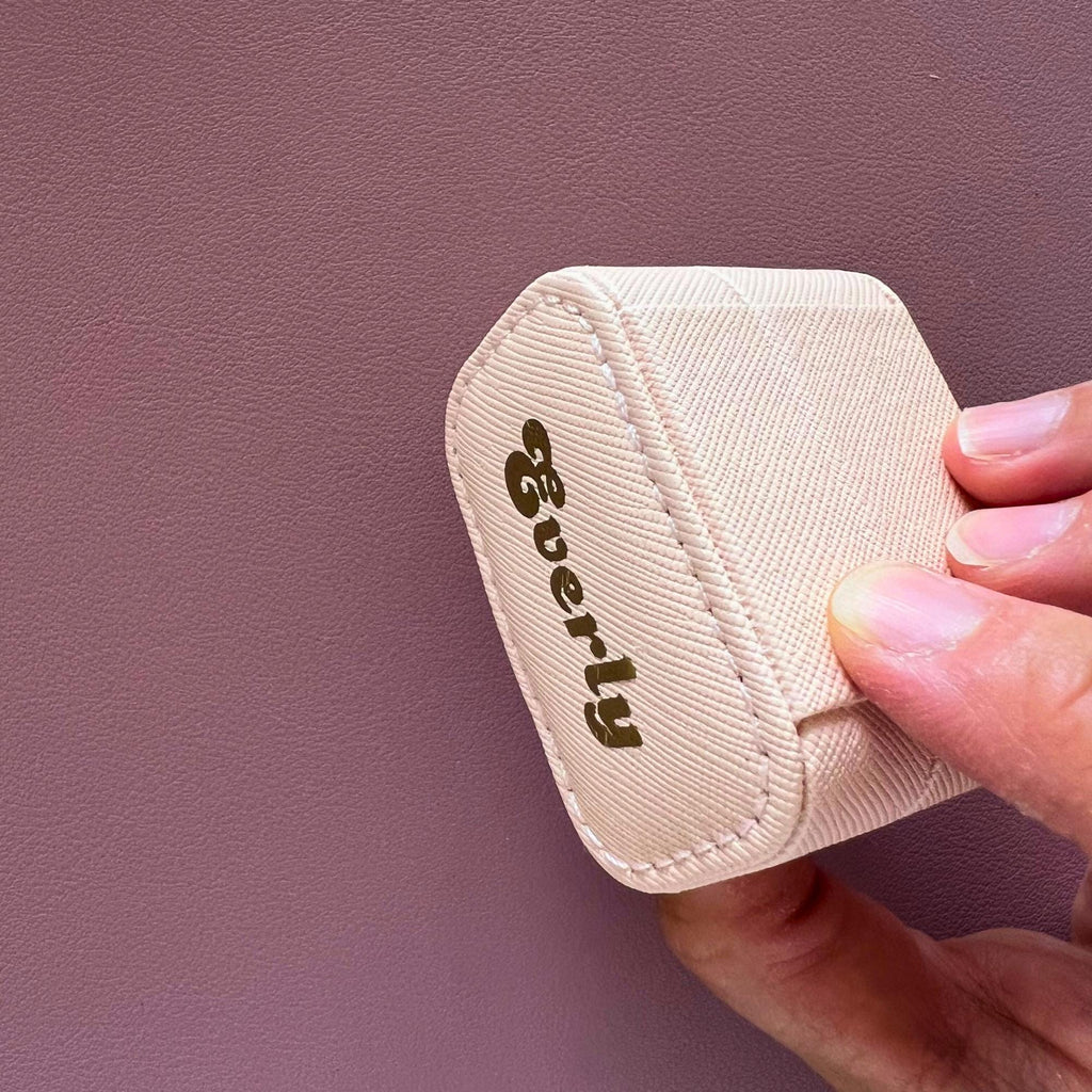 Custom Mini Jewellery Box Gold Foil Pink Travel Jewellery Carry On Case for Rings Travel Gifts for Teen Gift for Tween Idea Girly Ring Box