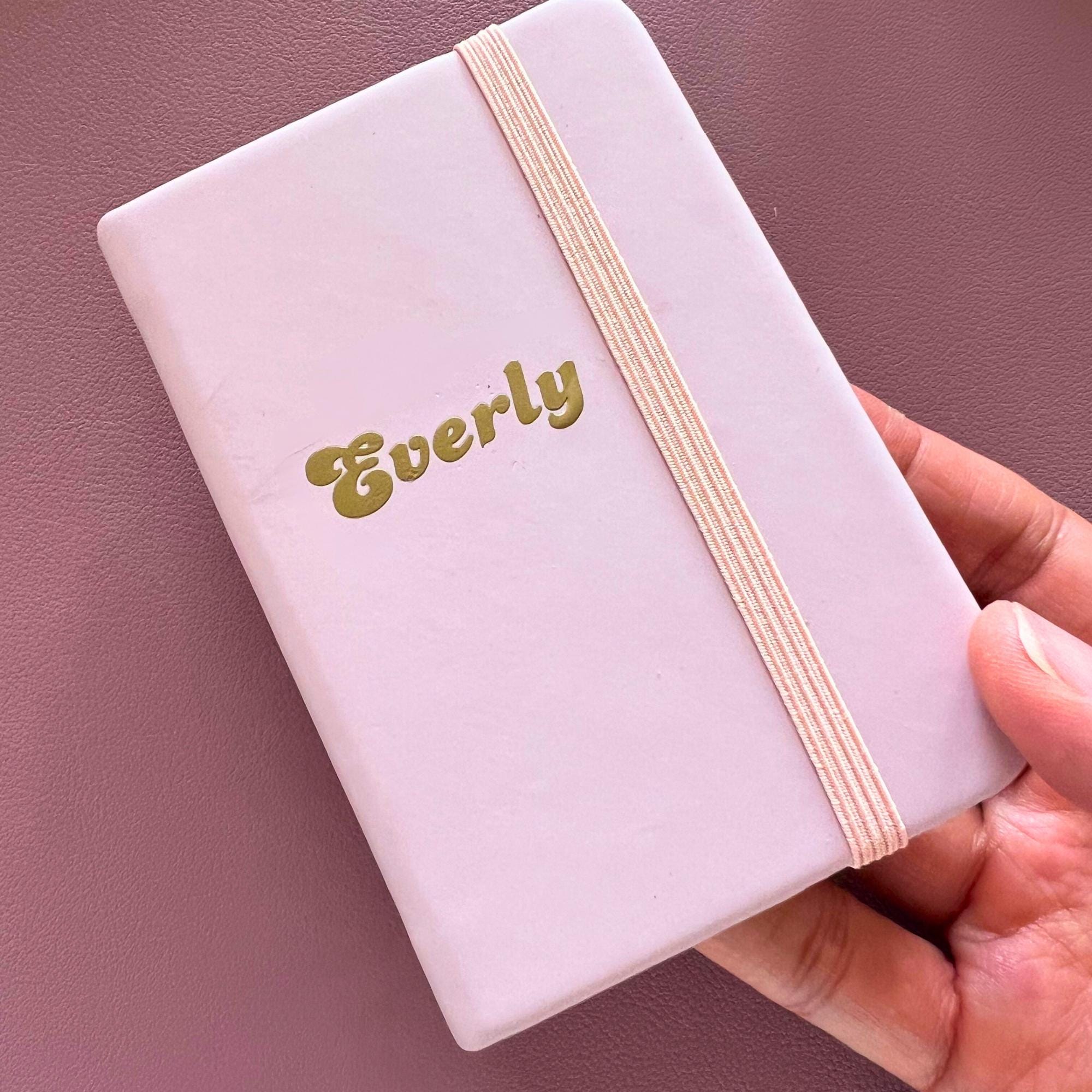 Custom Pink Mini Notebook: Personalized Stationery Gift