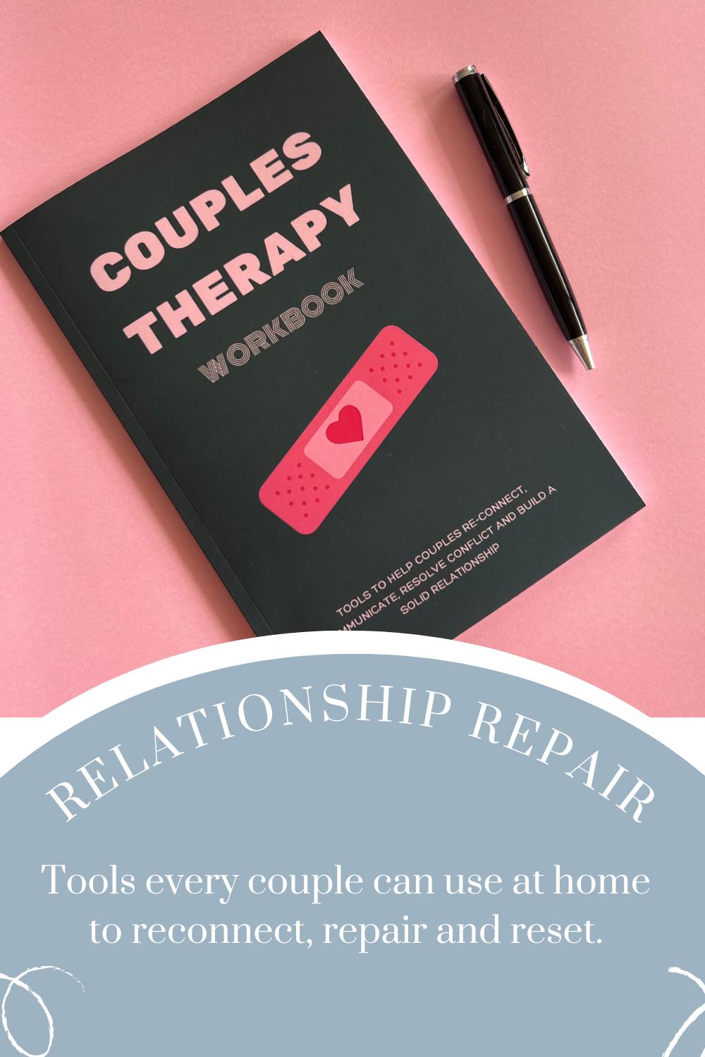 Couples Counselling Notebook for Marriage Counsellors Self Paced Communication Exercises for Couples Couples Workbook with Journal Prompts