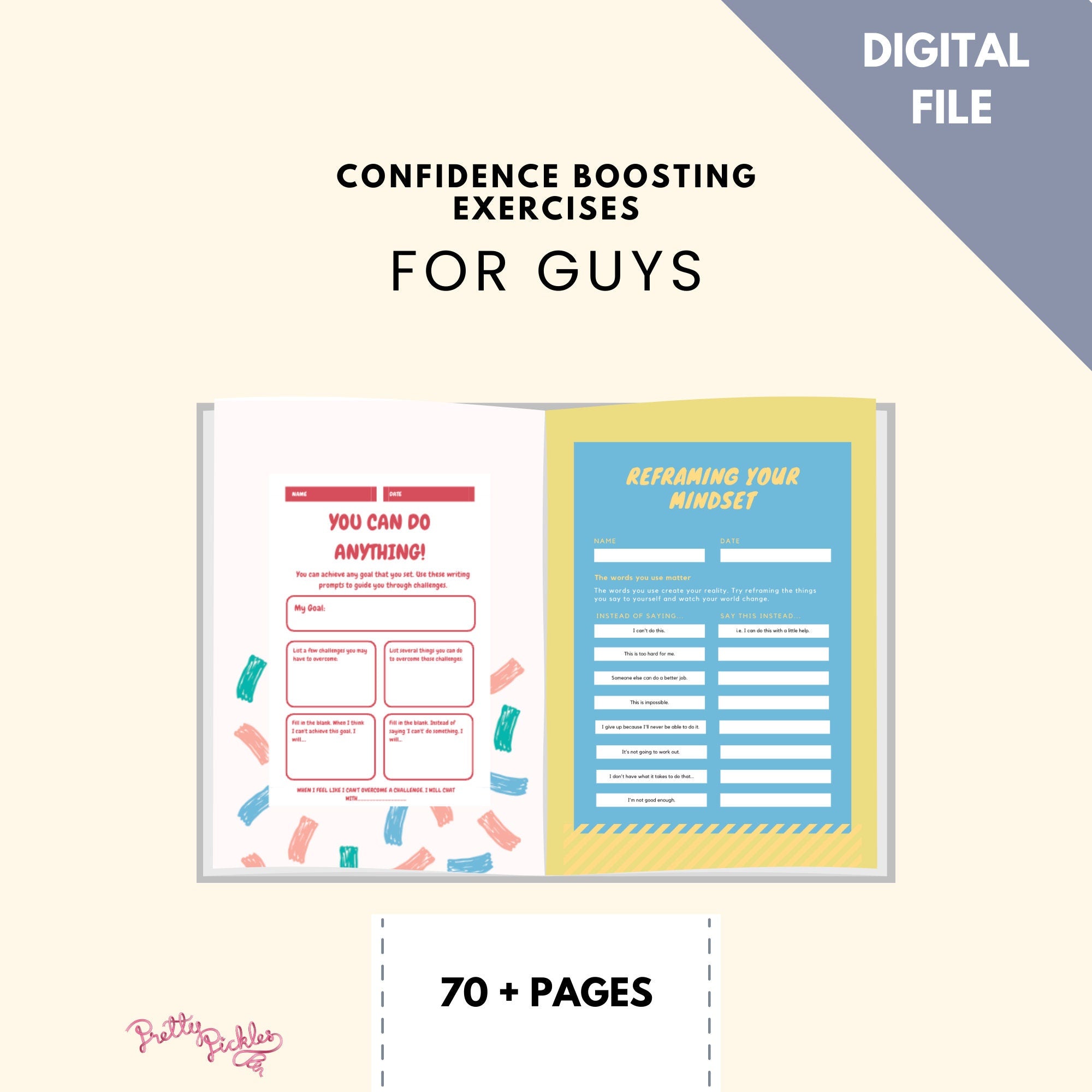 Growth Mindset Activity Sheets for Teachers Self Development Lessons Worksheets for Social Studies Teacher Self Confidence Workbook