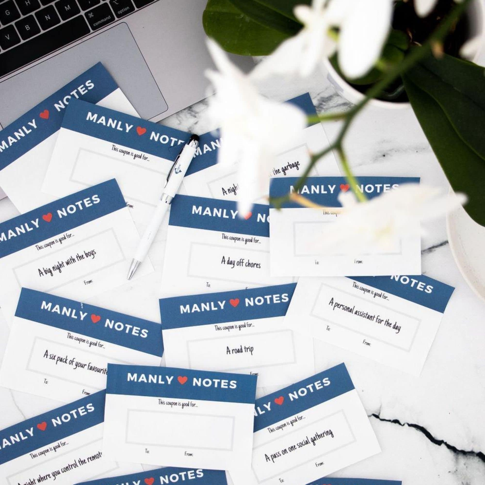 Love Coupons for Him, Boyfriend Anniversary Gift (PDF Pattern)