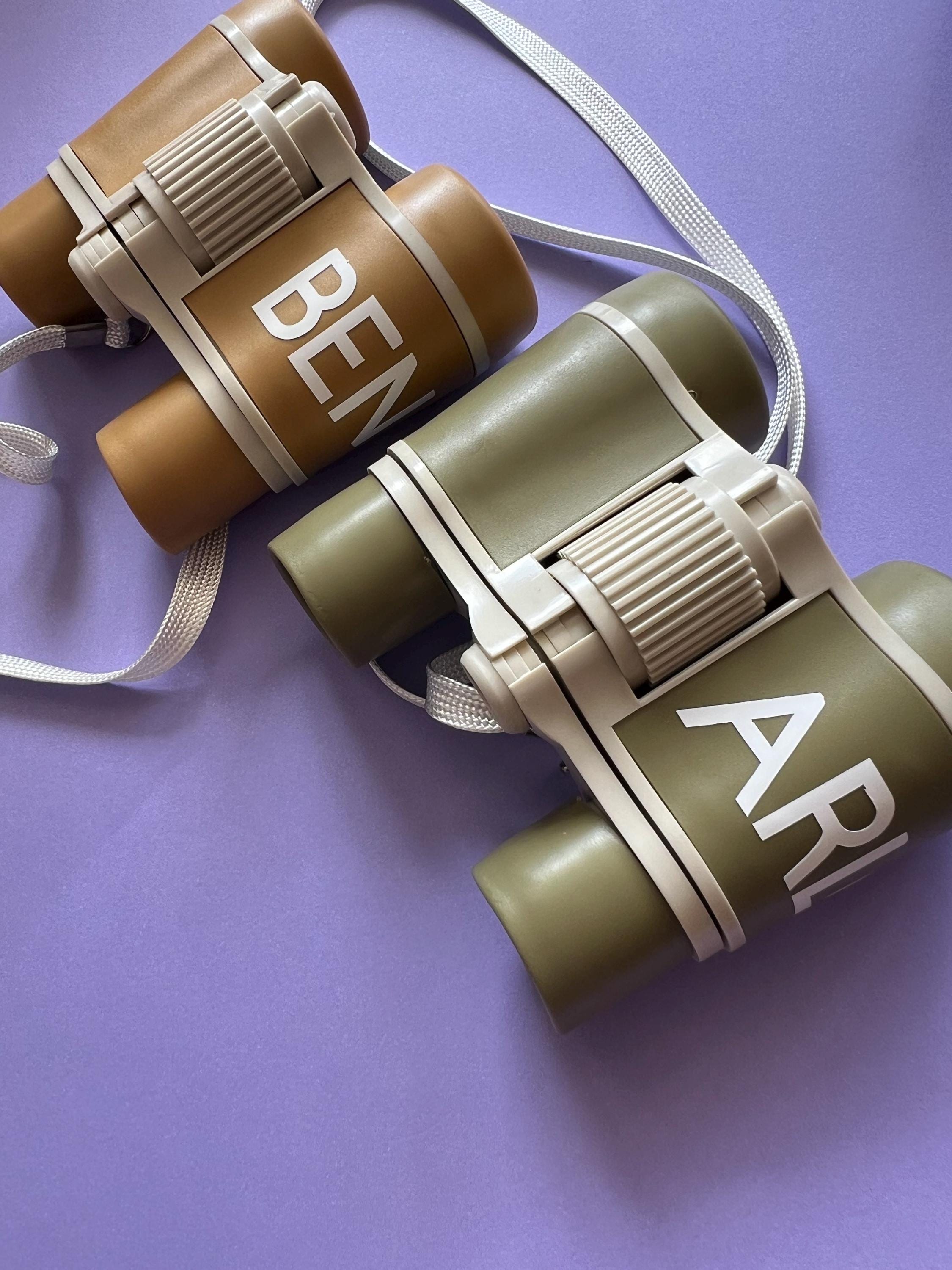 Custom Binoculars for Kids Open Ended Toy Independent Learning Personalized Binocular for Toddler Adventure Kit Nature Activity