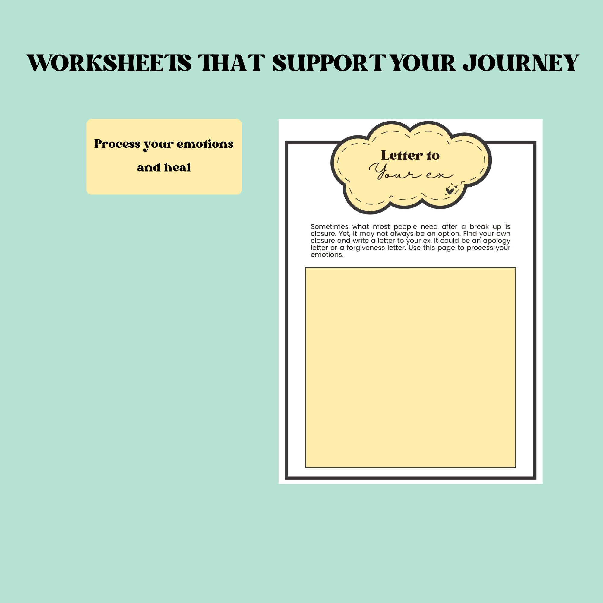 Divorce Workbook Coping with Divorce Worksheets Breakup Recovery Journal Counselling Tool for Divorcees Healing After a Divorce Separation