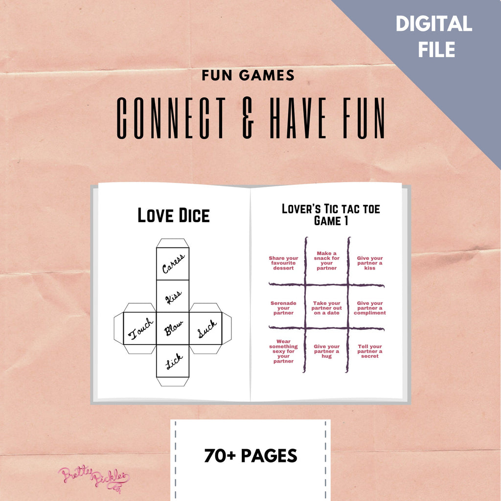 Couple Games: Date Night Activity Sheets (Digital Download)