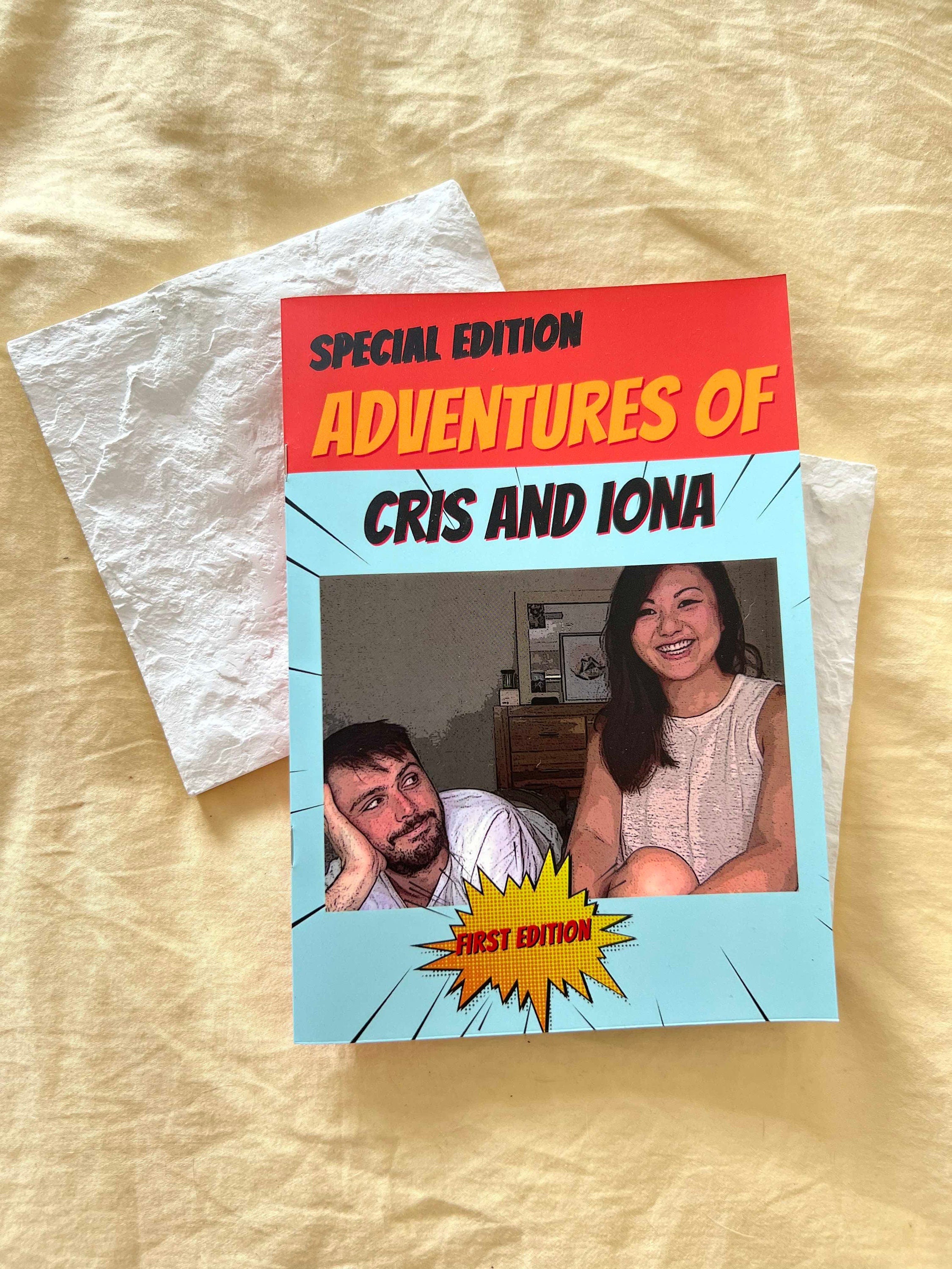 Personalized Comic Book for Couples Paper Anniversary Gift for Him Custom Gifts for Couples Wedding Gift for Couple Bridal Shower Gift