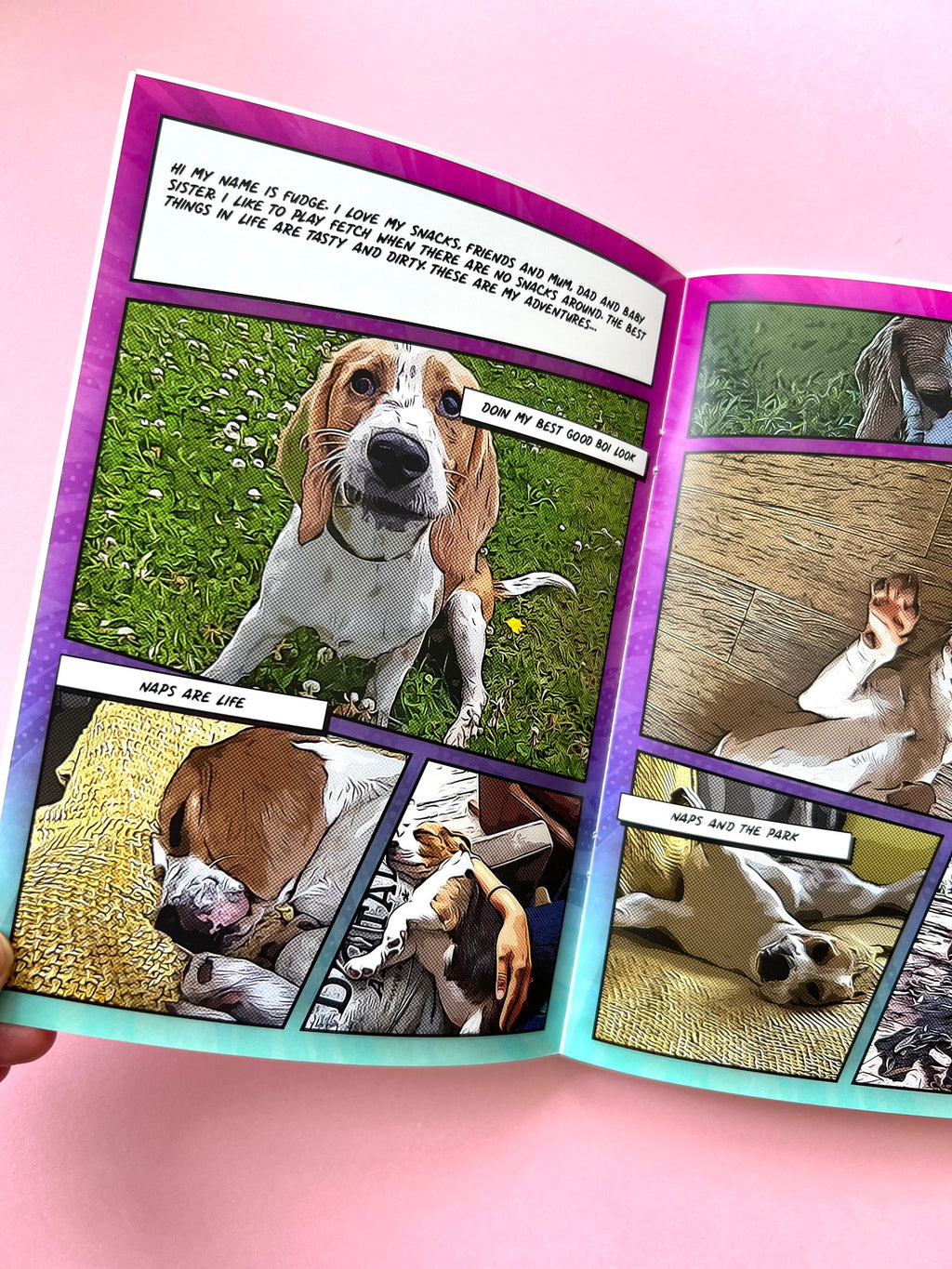 Custom Dog Comic Book: Personalized Pet Memorial Gift