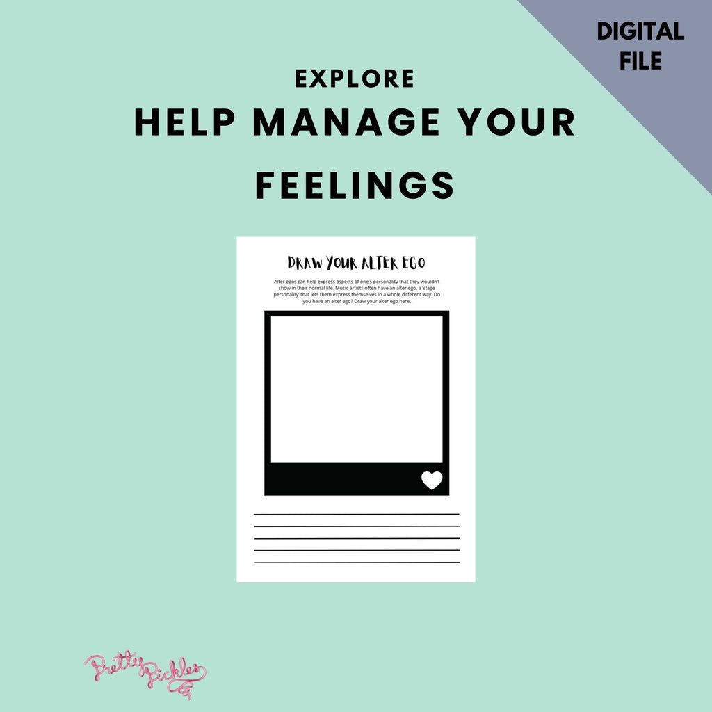 Art Therapy Drawing Prompts for Teens & Tweens (PDF)