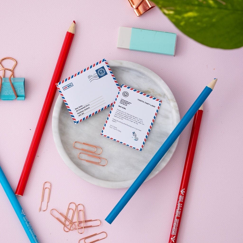 Mini Tooth Fairy Letter & Envelope Printable (Editable PDF)