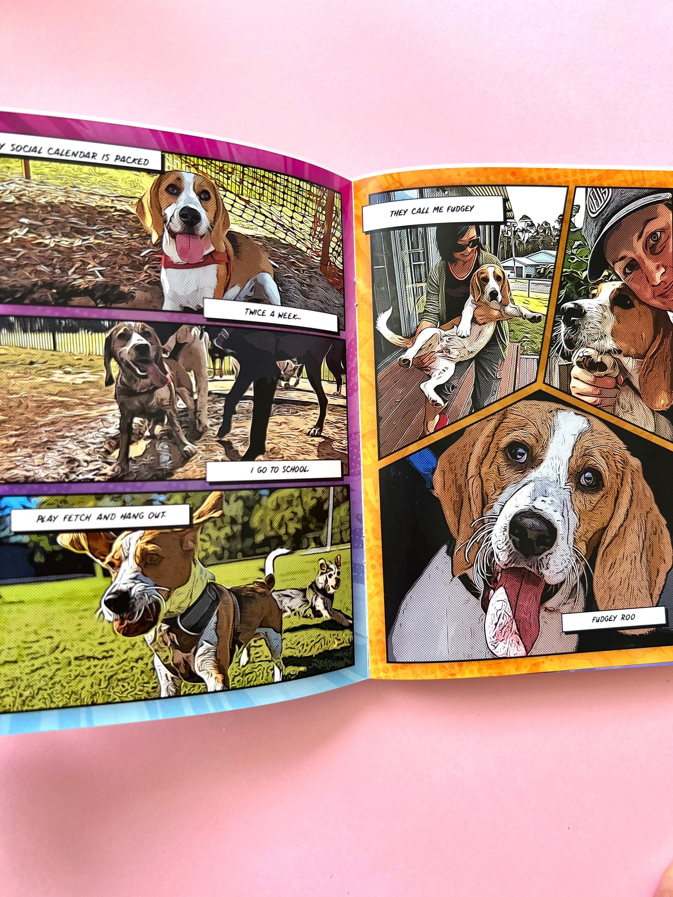 Custom Dog Comic Book: Personalized Pet Memorial Gift