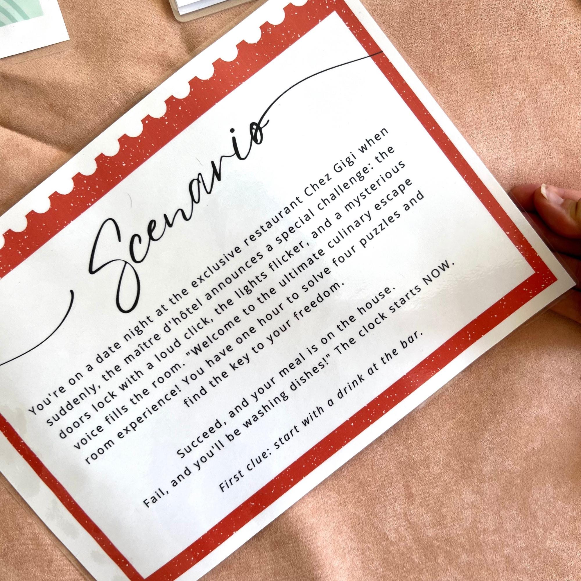 Couples Date Night Escape Room Printable Games Romantic Date Idea Couple Games Online Escape Room No Lock