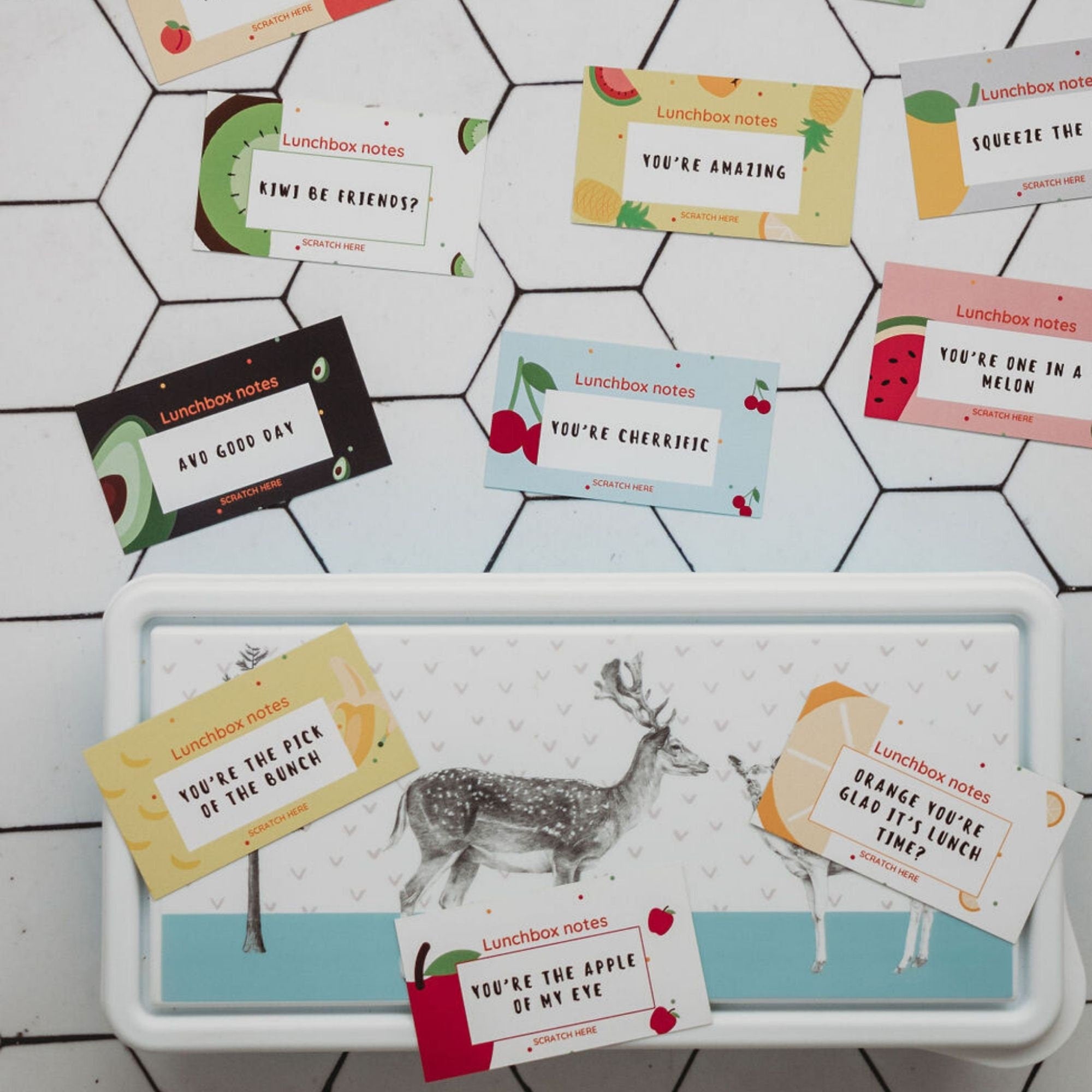 Lunchbox Notes: Scratch Off. Scratchies to reveal message