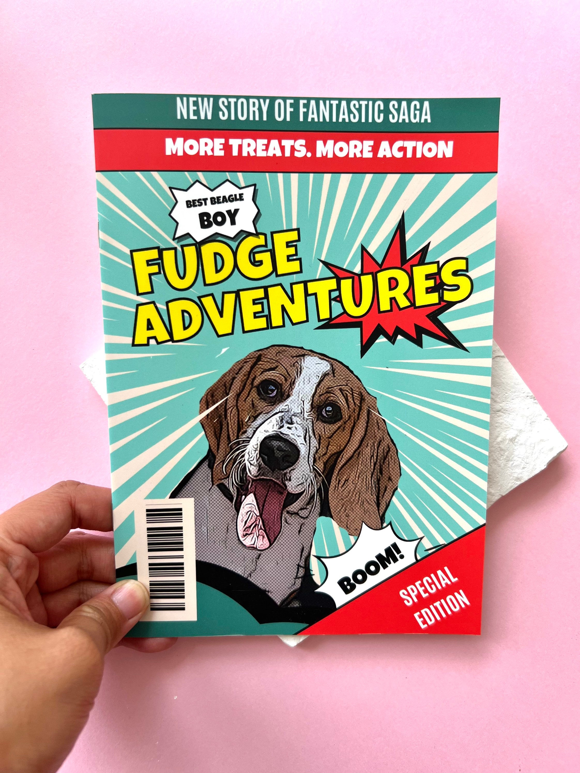 Custom Comic Book for New Puppy Parent Gift Idea for New Dog Owner First Birthday Gift for Dog Idea for Pet Parent Keepsake personalised