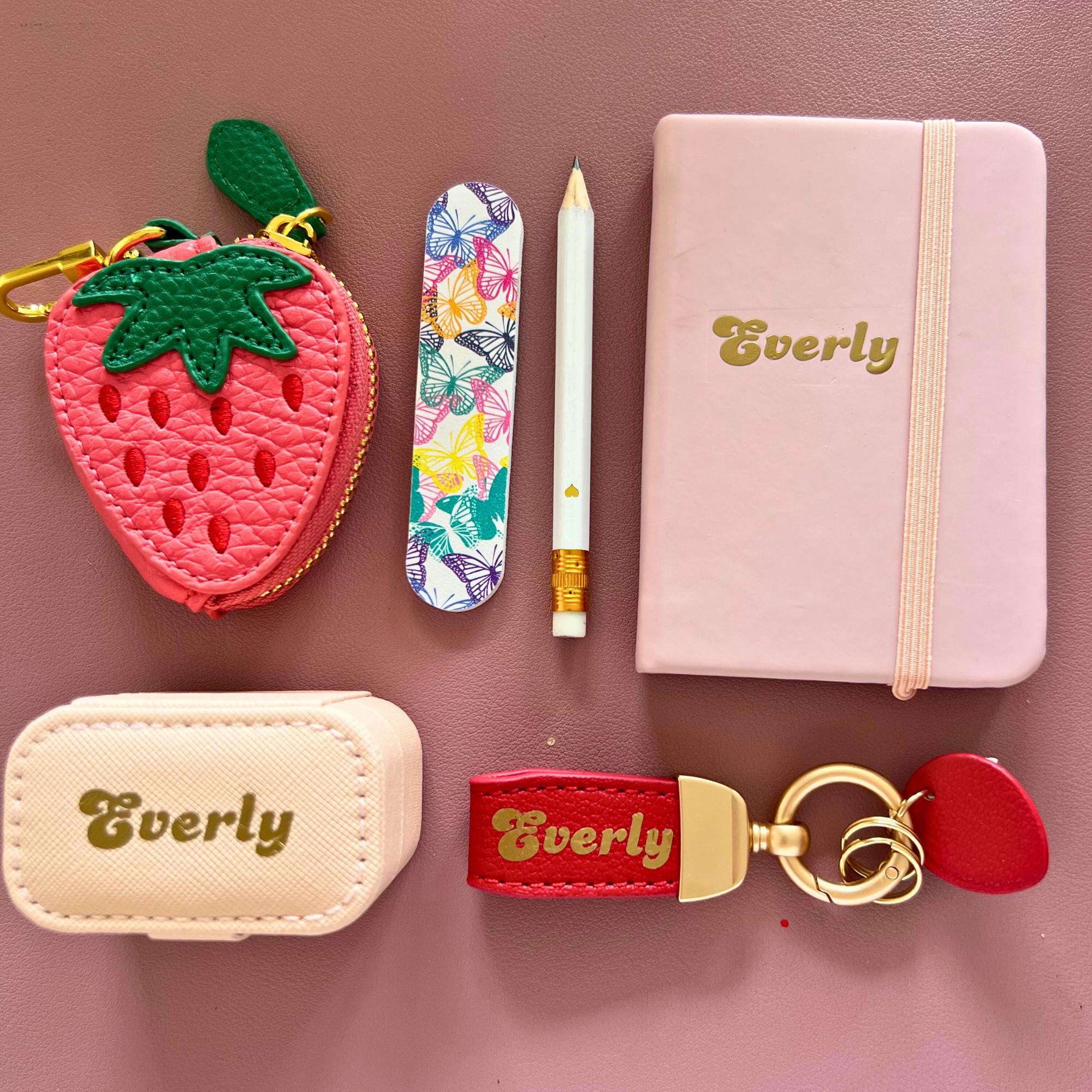 Custom Gift Box for Girly Teen Tween Birthday Gift Set Sweet 13 Present for Teenager Strawberry Themed Gift Box Personallized Gift for Tween