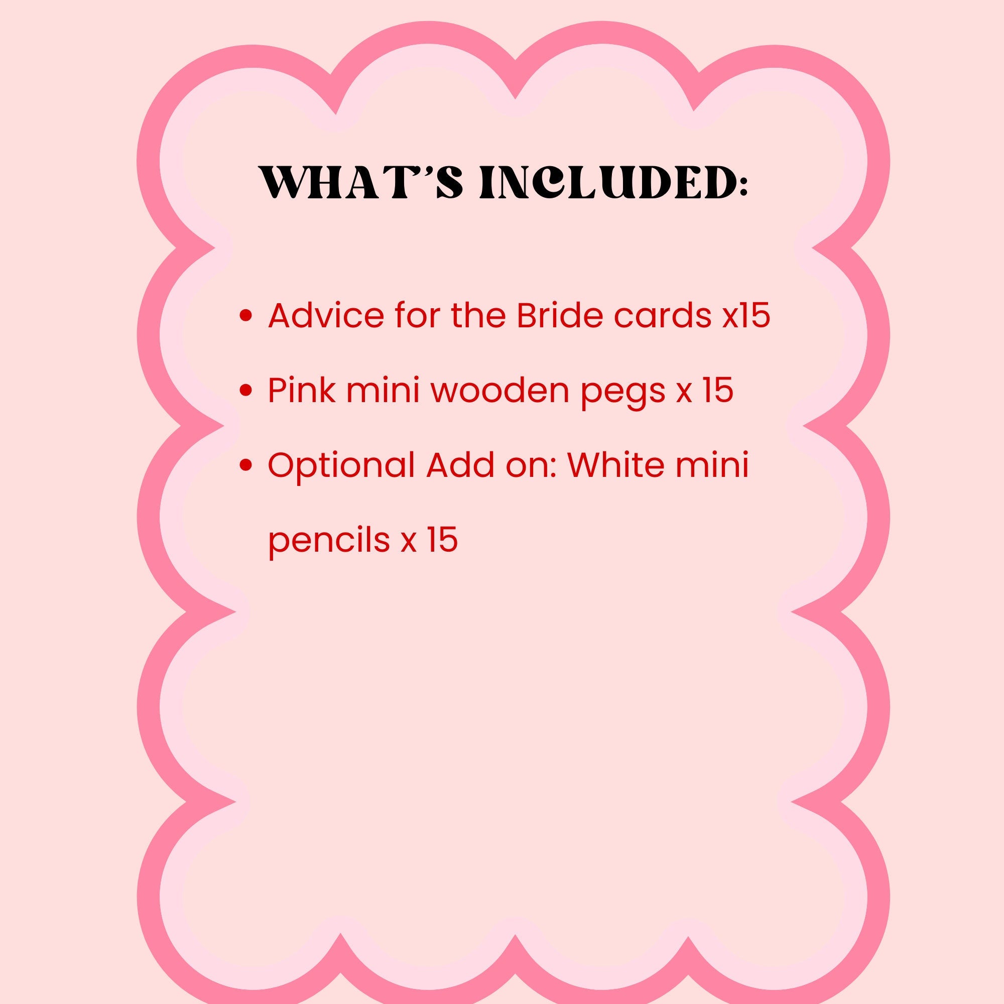 Bridal Shower Activity Cards Wedding Activity Cards Retro Bridal Shower Games Mini Pink Pegs Bachelorette Party Game Advice for the Bride