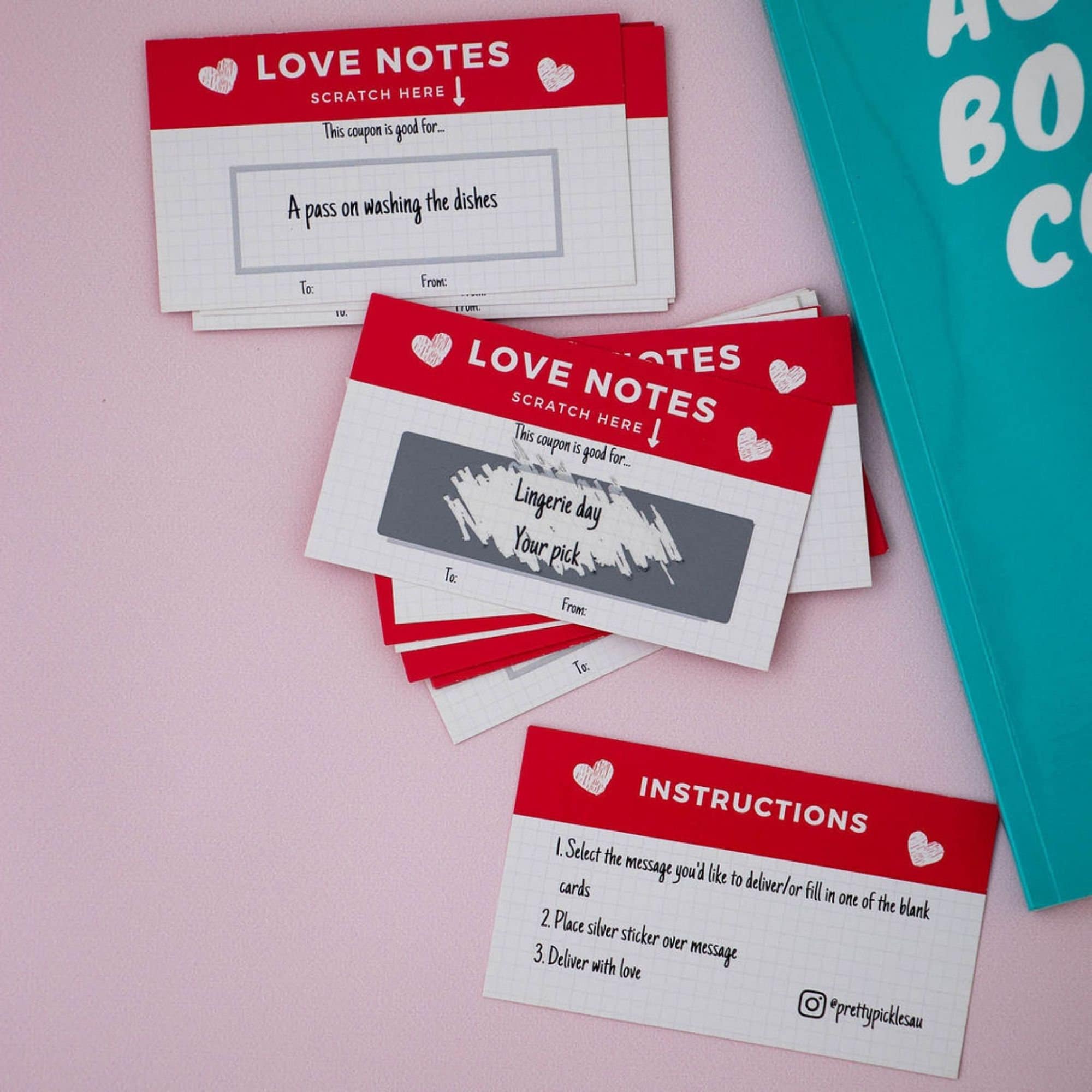 Couples Gift Set: Activity Book, Questions Book, Scratch Love Coupons