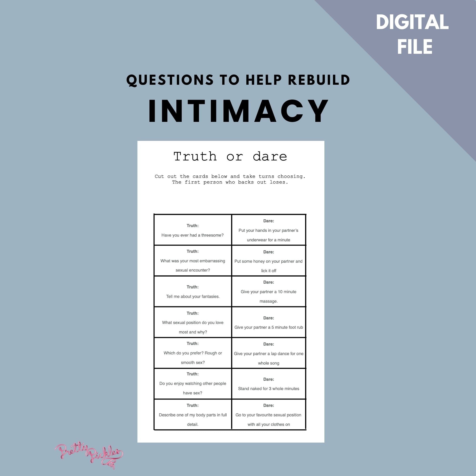 Couples Reconnection Worksheets: Relationship Questions, Repair Tool (Digital Download)