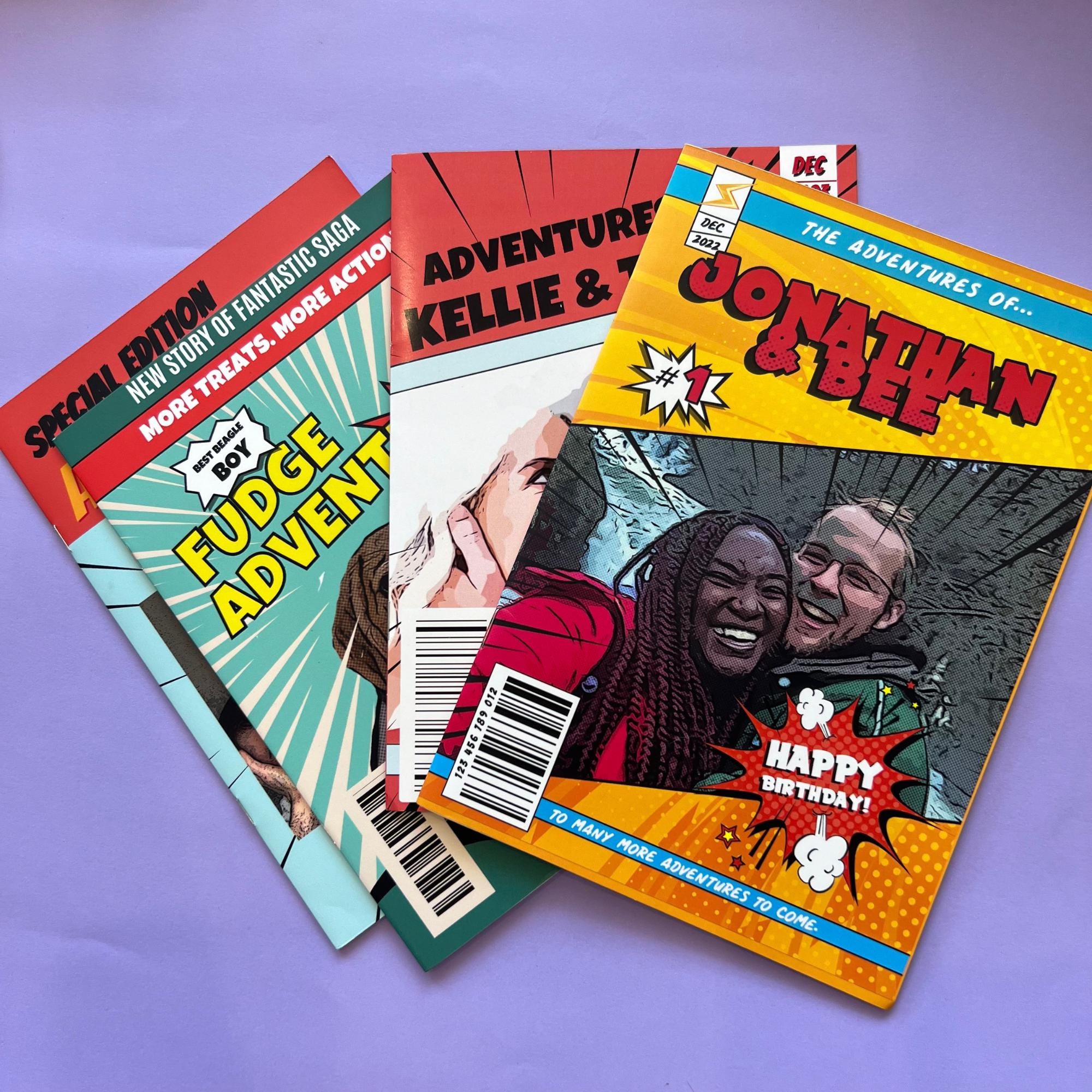 Custom Made Comic Book Keepsake Anniversary Gift Sentimental Gift Idea for Husband Birthday Gift Idea First Anniversary Gift Couples Comic