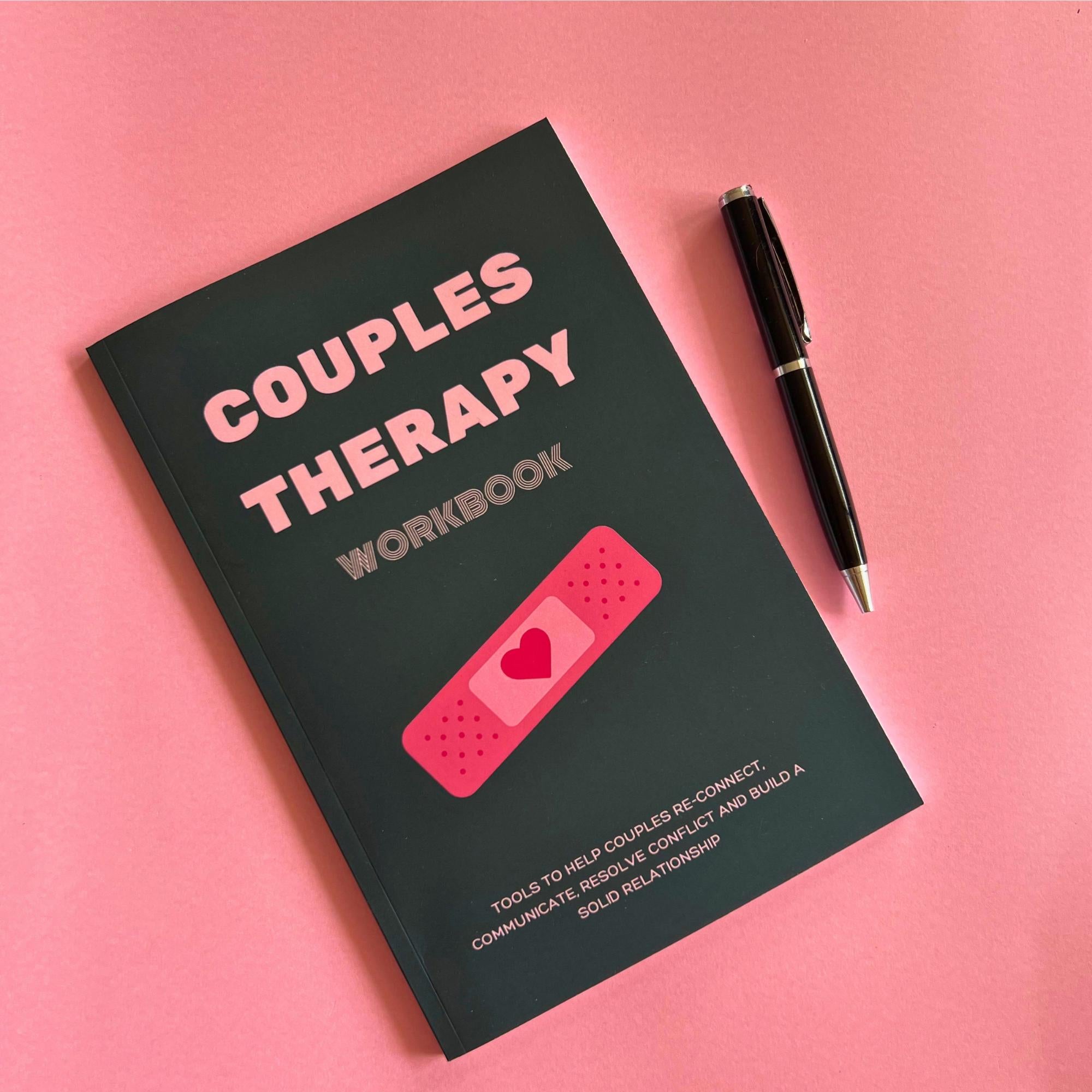 Couples Counselling Notebook for Marriage Counsellors Self Paced Communication Exercises for Couples Couples Workbook with Journal Prompts