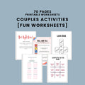 Couple Games: Date Night Activity Sheets (Digital Download)