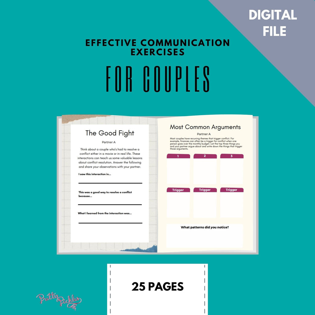 Couples Conflict Resolution Worksheets Couples Counselling Worksheets Couples Therapy Tools Worksheets for Couples Counsellors Marriage