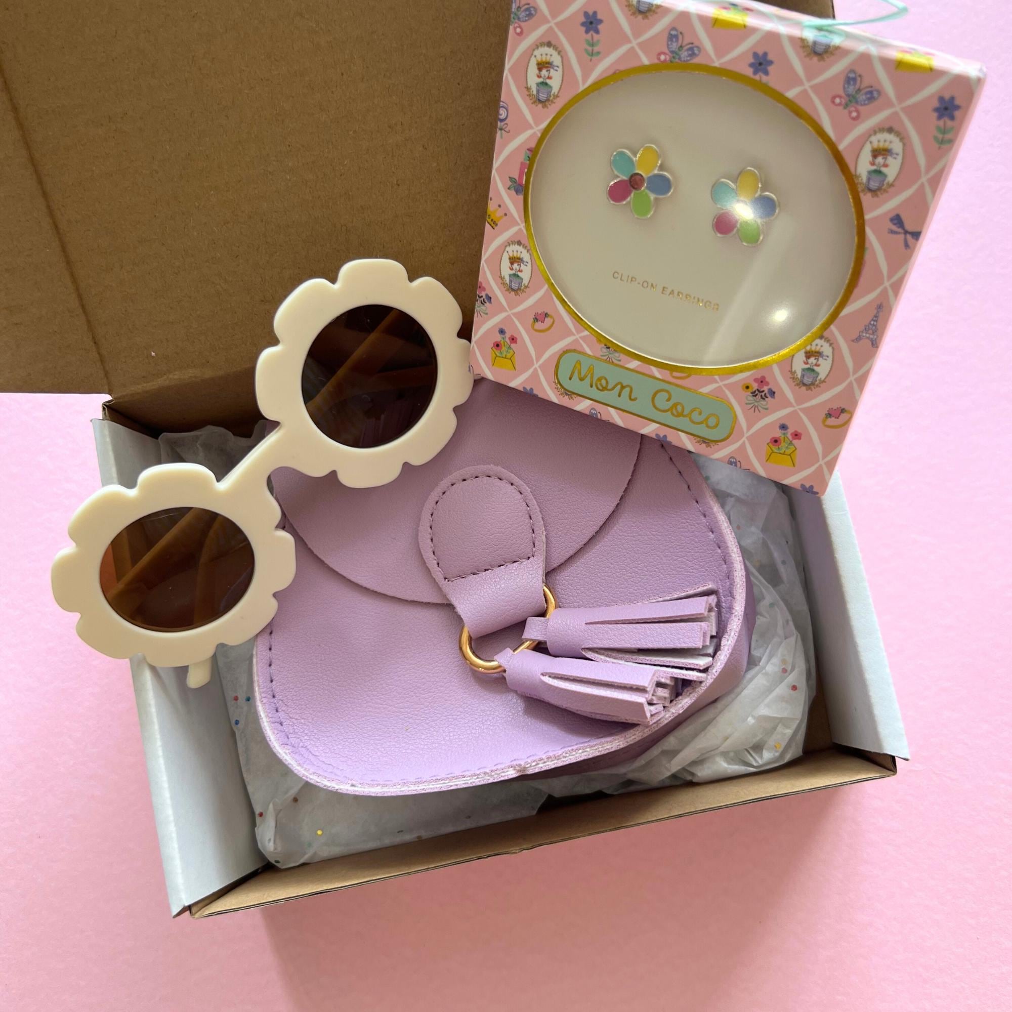 Girls Accessory Set Purple Girly Birthday Gift Iea