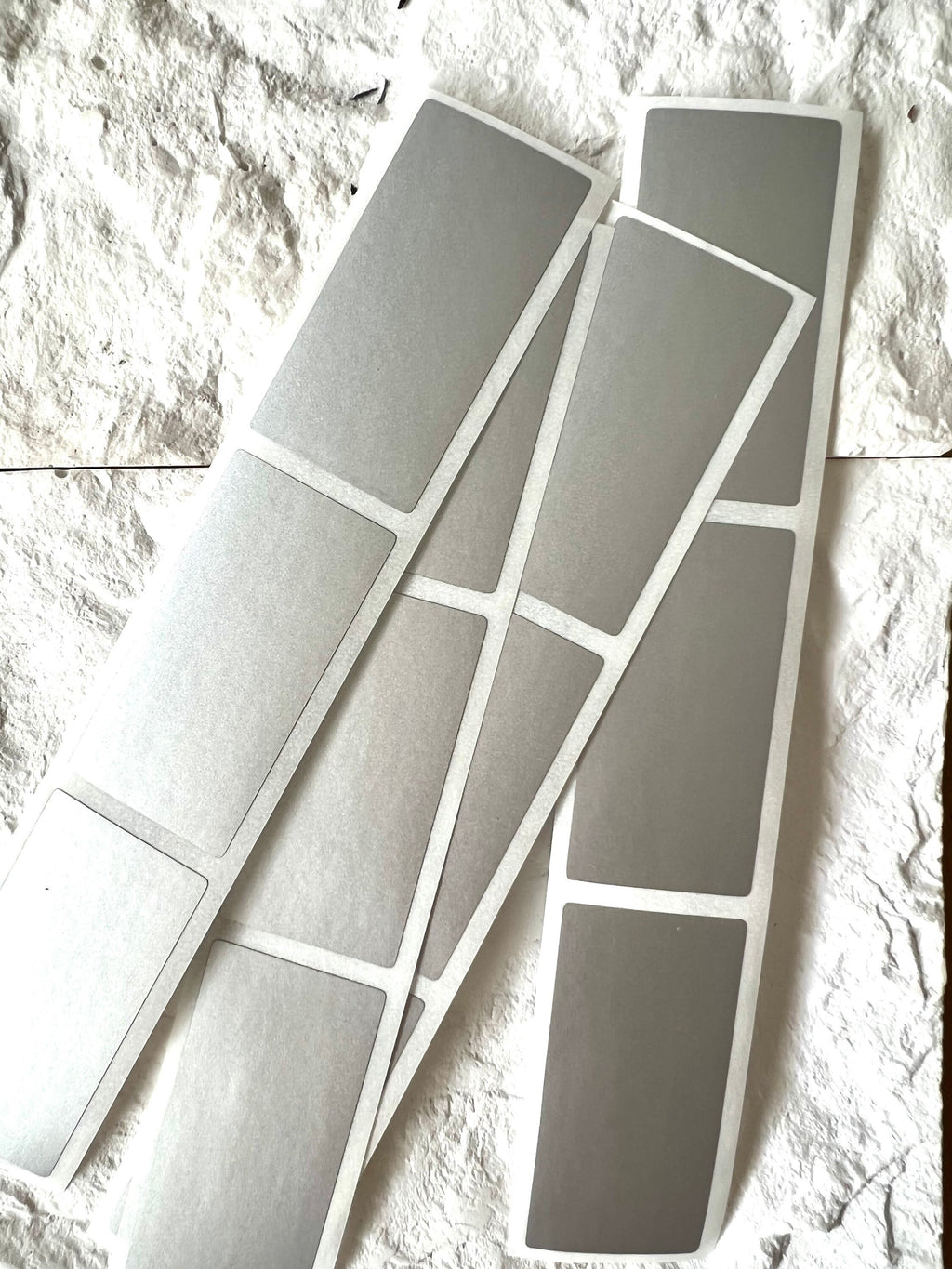 Scratch and Reveal Stickers Silver Small