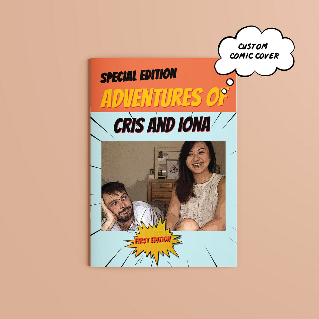 Personalized Comic Book: Custom Adventure Anniversary Gift