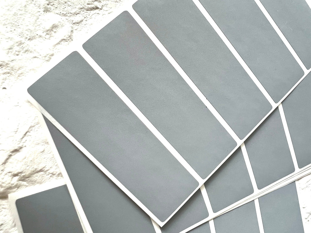 Scratch and Reveal Stickers Silver