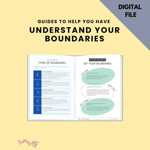 Couples Boundaries Worksheets | Relationship Workbook (Digital Download)