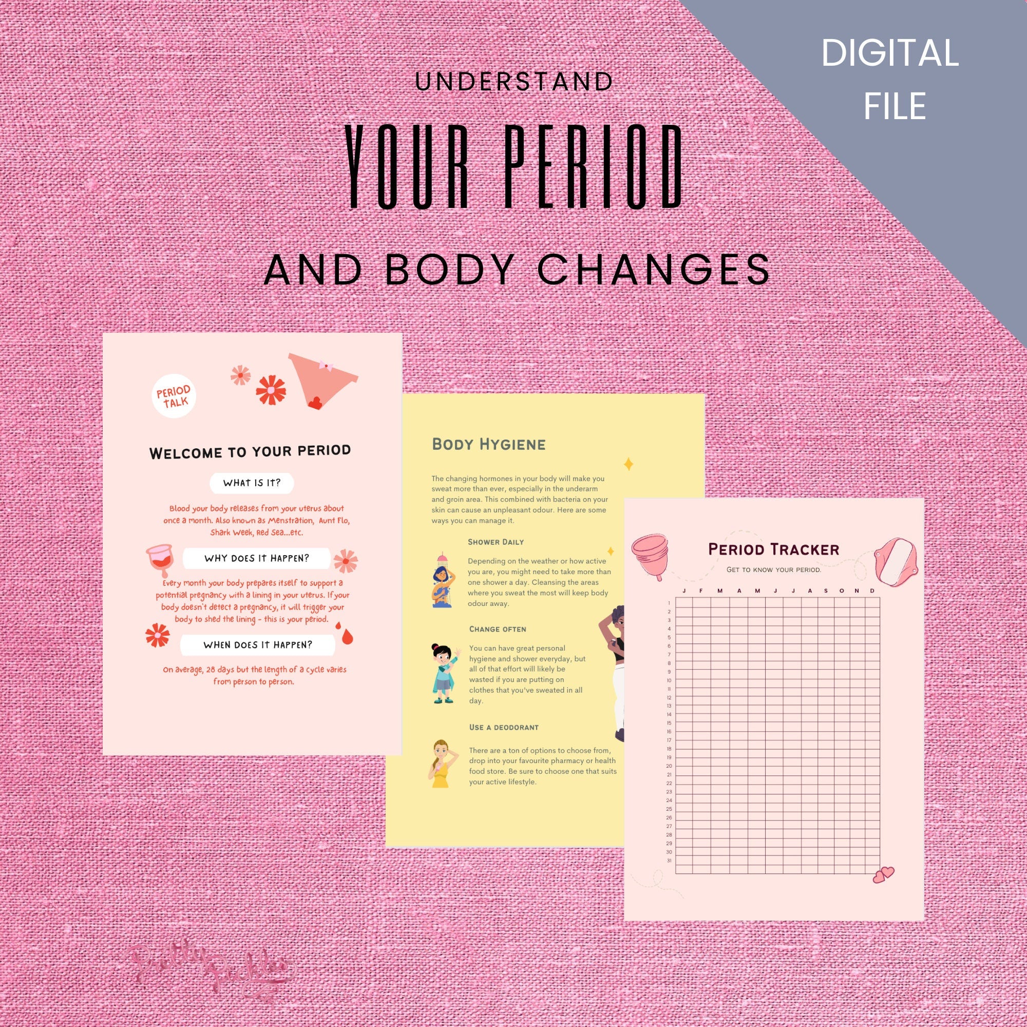 Girl's Puberty Guide | Teen Body Changes & Hygiene (Digital Download)