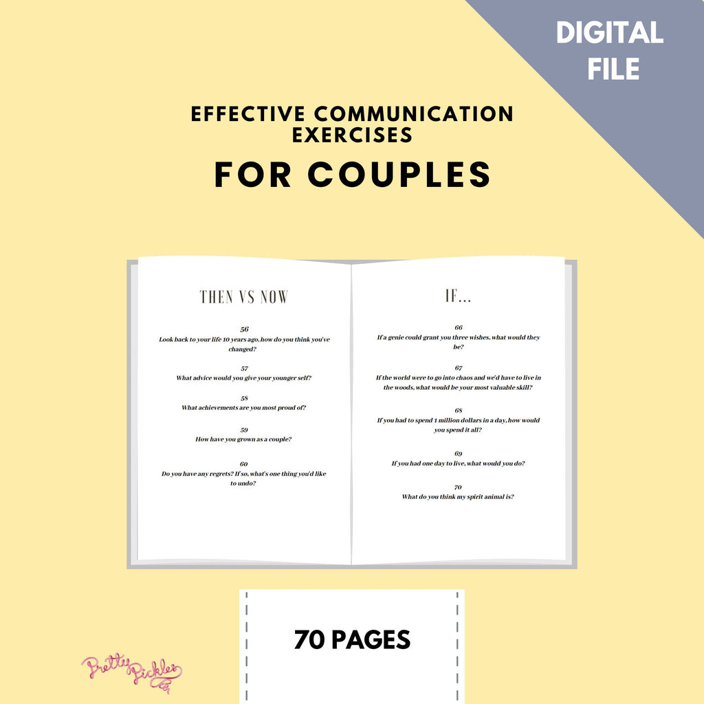 Premarital Questions for Couples: 365 Conversation Starters (Digital Download)