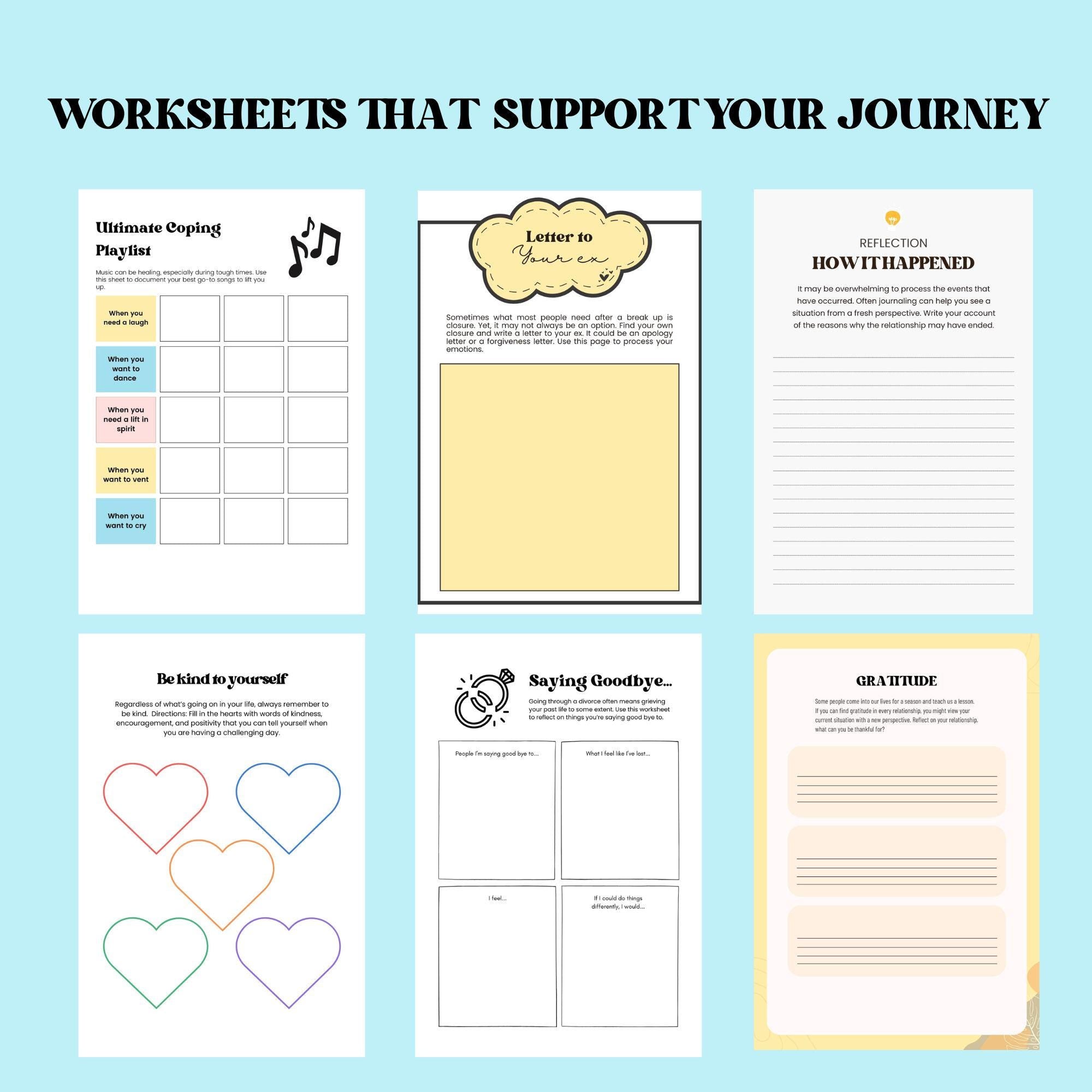 CoParenting Planner Divorce Counselling Worksheets Blended Families Counselling Workbook Blended Family Therapy Family Dynamics Printables