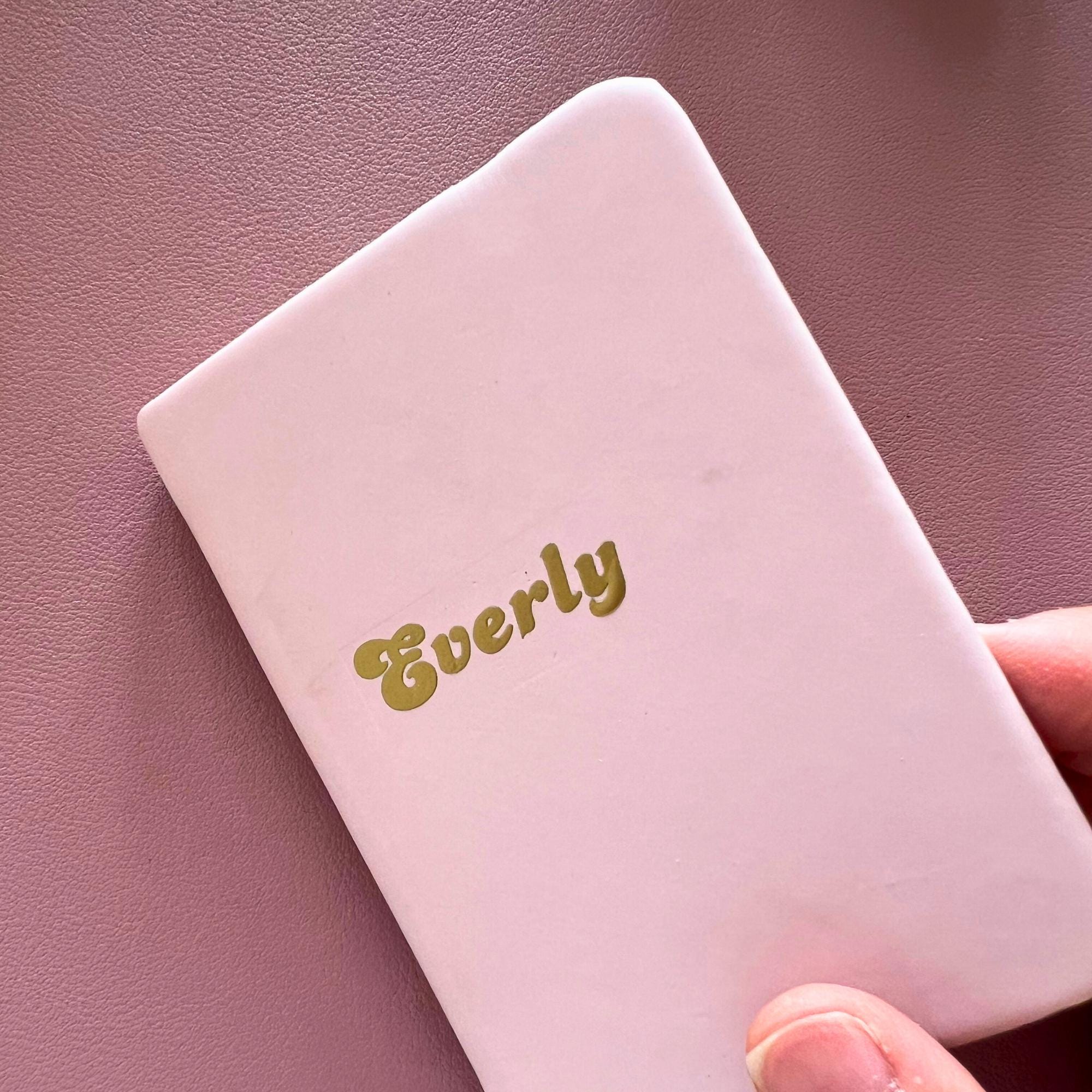 Custom Pink Mini Notebook: Personalized Stationery Gift