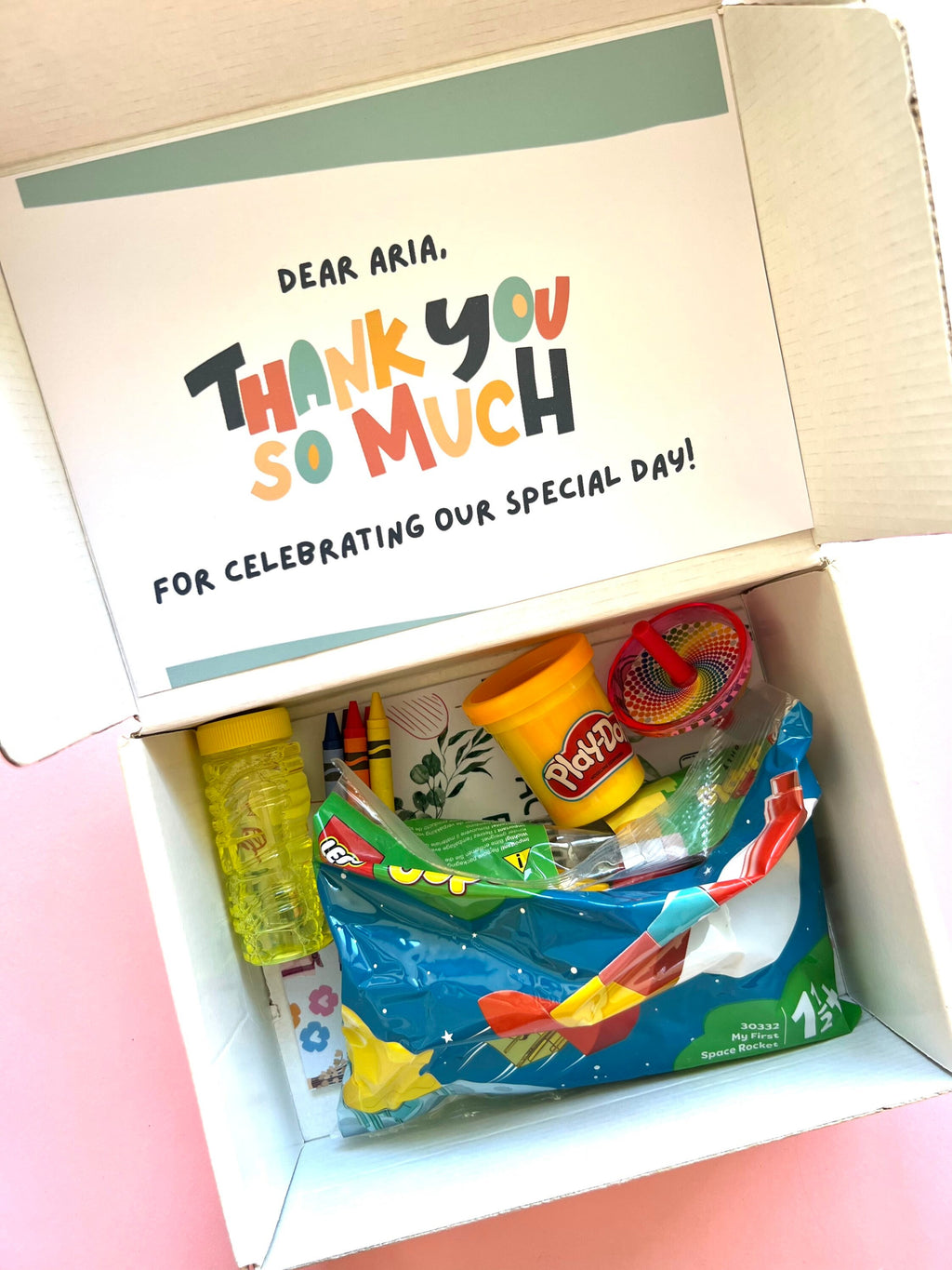 Wedding Activity Box (Age 3-6) – Kids' Favor with Duplo, Crayons