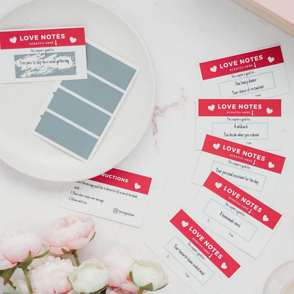 Scratch Off Love Coupons: DIY Gift for Him/Her