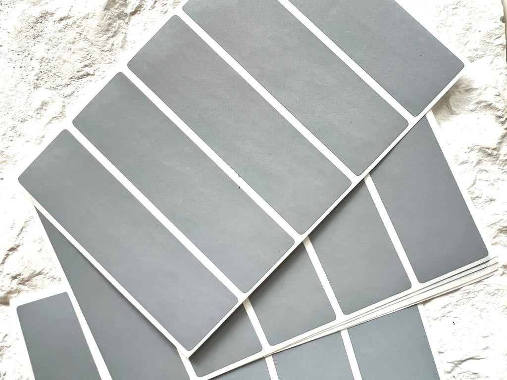 Scratch and Reveal Stickers Silver