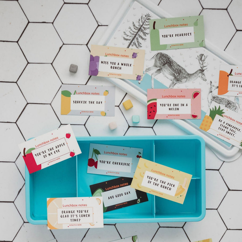 Lunchbox Notes: Scratch Off. Scratchies to reveal message