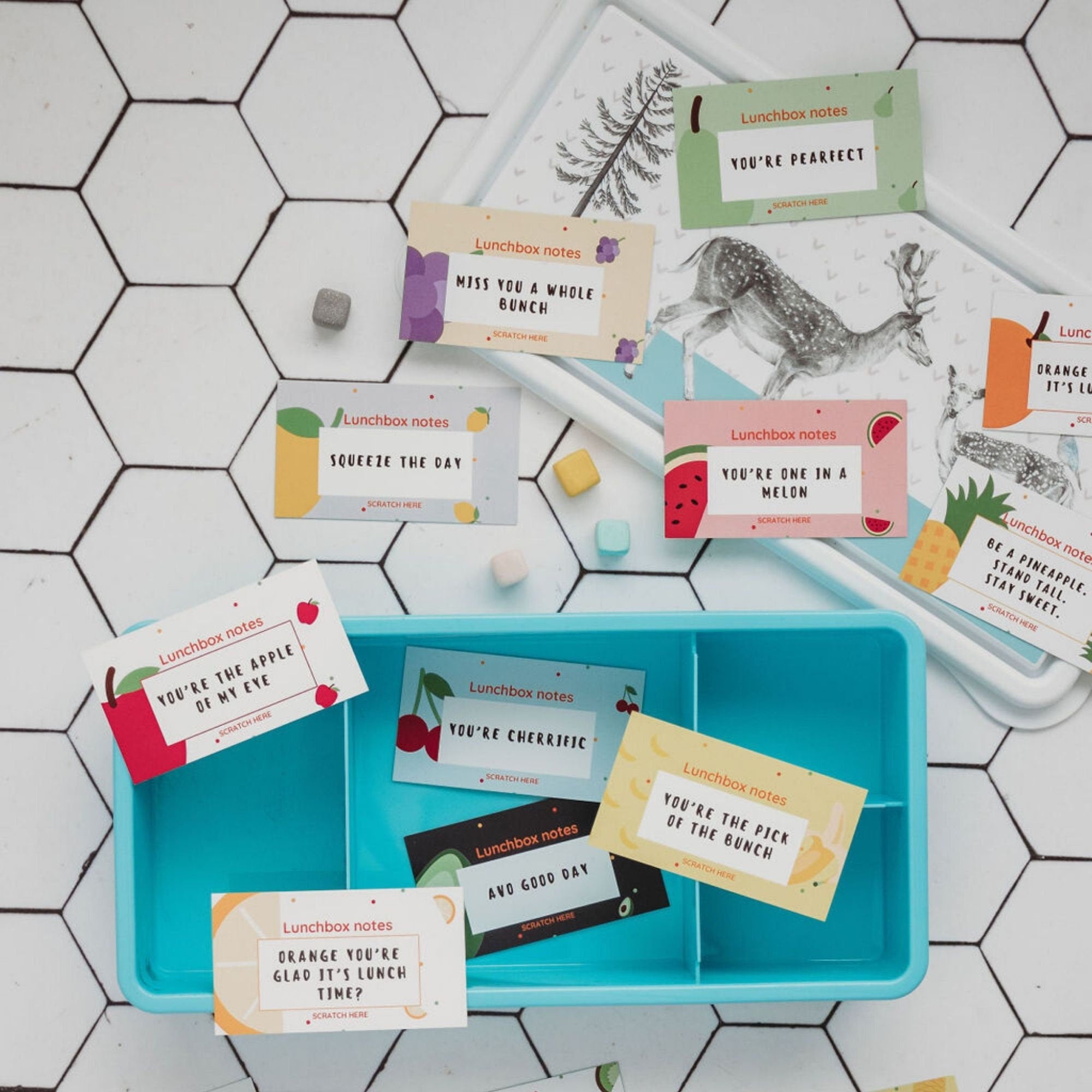 Lunchbox Notes: Scratch Off. Scratchies to reveal message