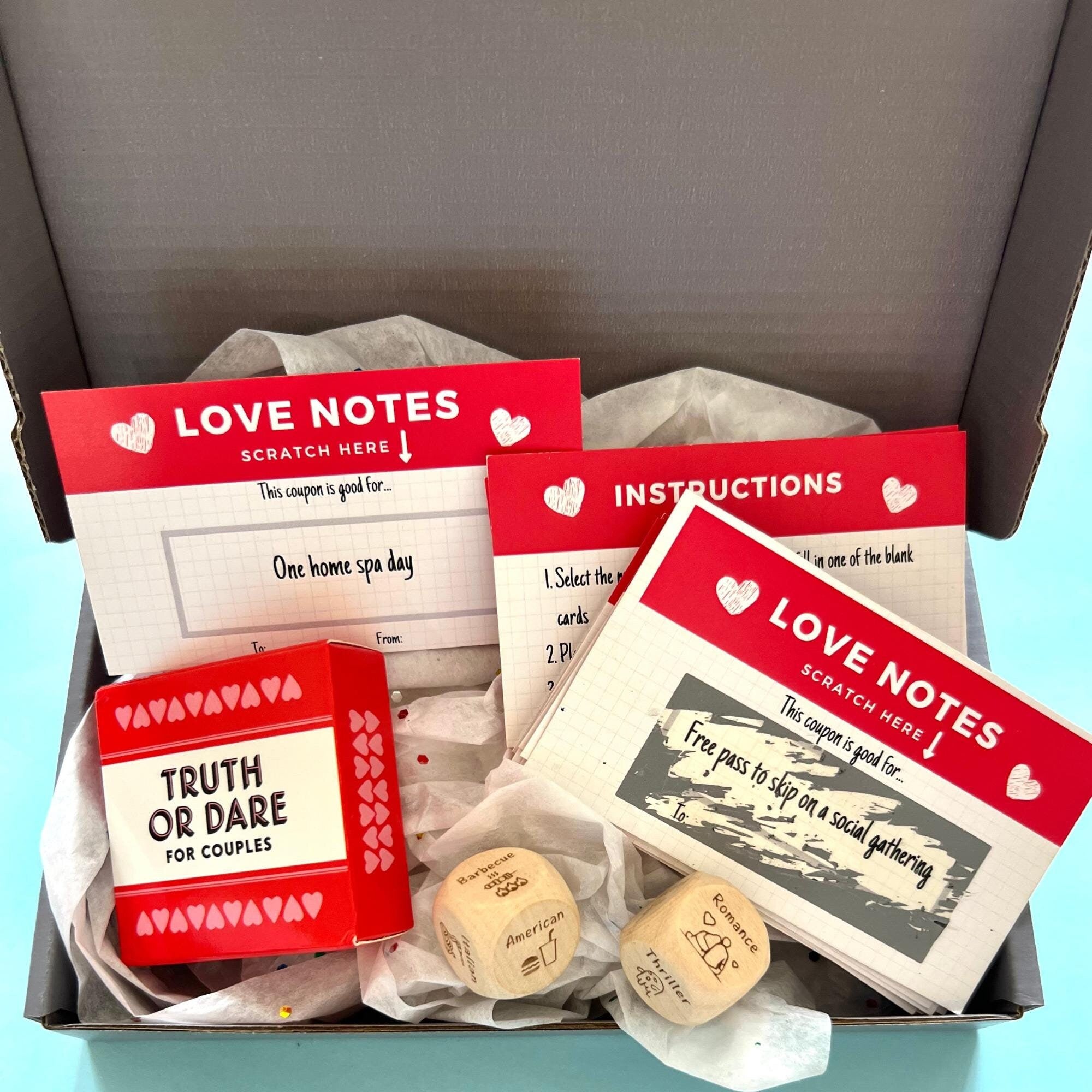 Date Night Box for Couples Mini Gift Box for Date Night Games for Couples Paper Anniversary Gift Wedding Anniversary Gift Idea Cute Gift