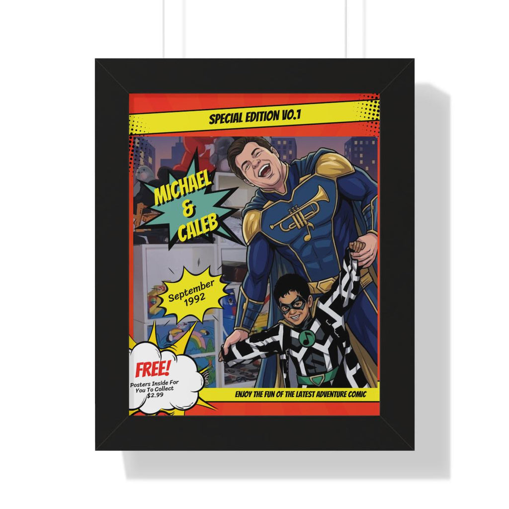 Custom Superhero Comic Book Cover Portrait