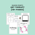 Art Therapy Drawing Prompts for Teens & Tweens (PDF)