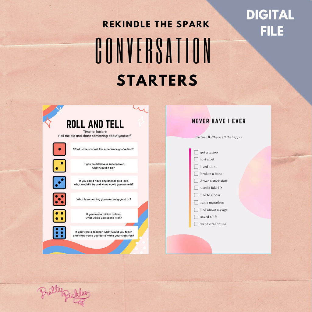 Couple Games: Date Night Activity Sheets (Digital Download)