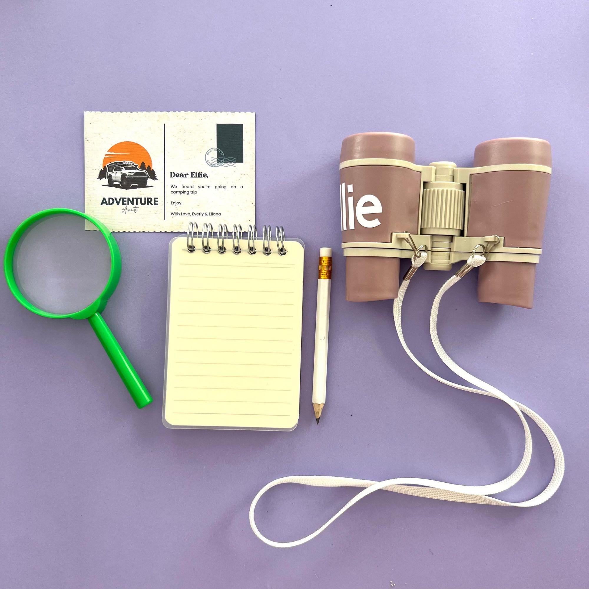 Custom Binoculars for Kids Open Ended Toy Independent Learning Personalized Binocular for Toddler Adventure Kit Nature Activity