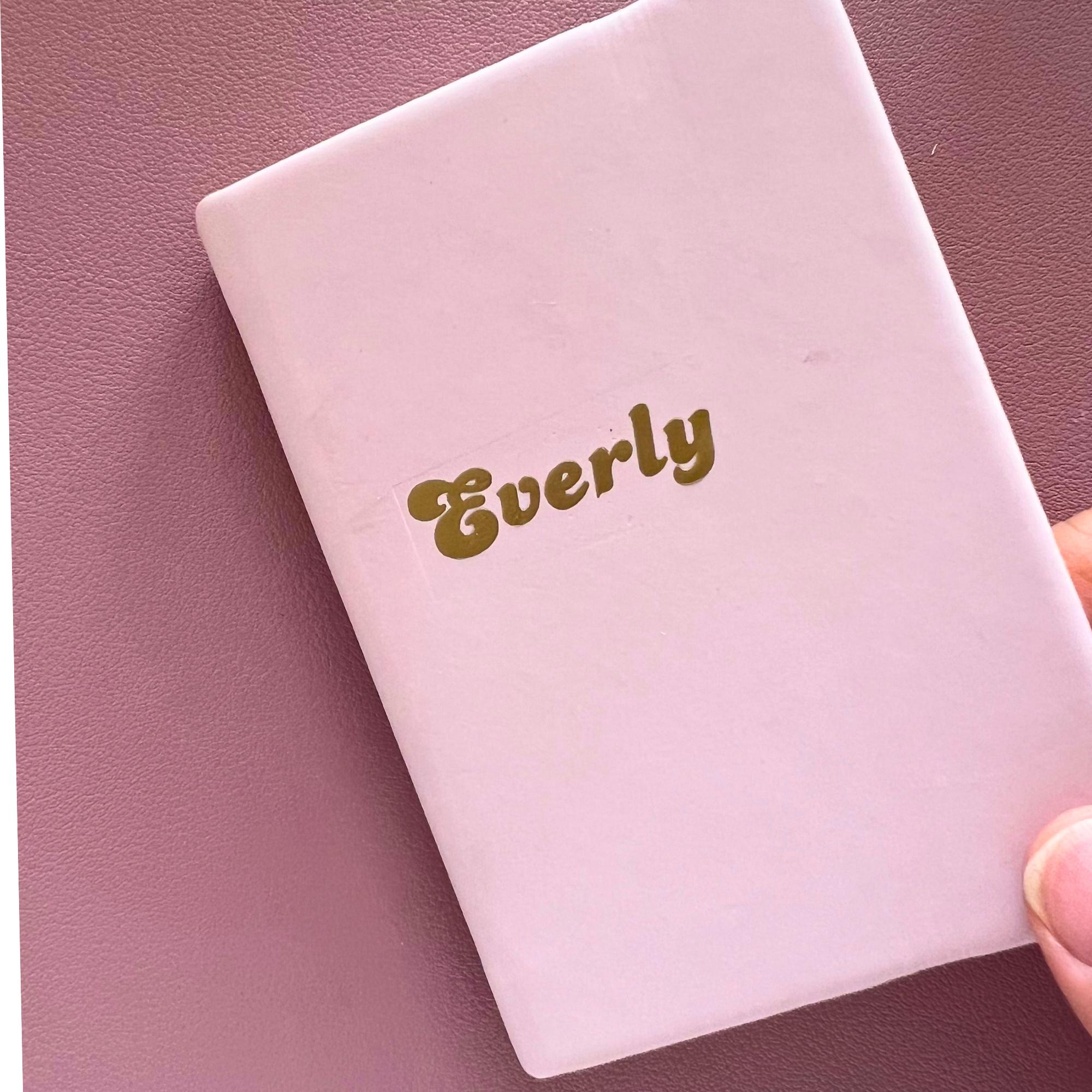 Custom Pink Mini Notebook: Personalized Stationery Gift