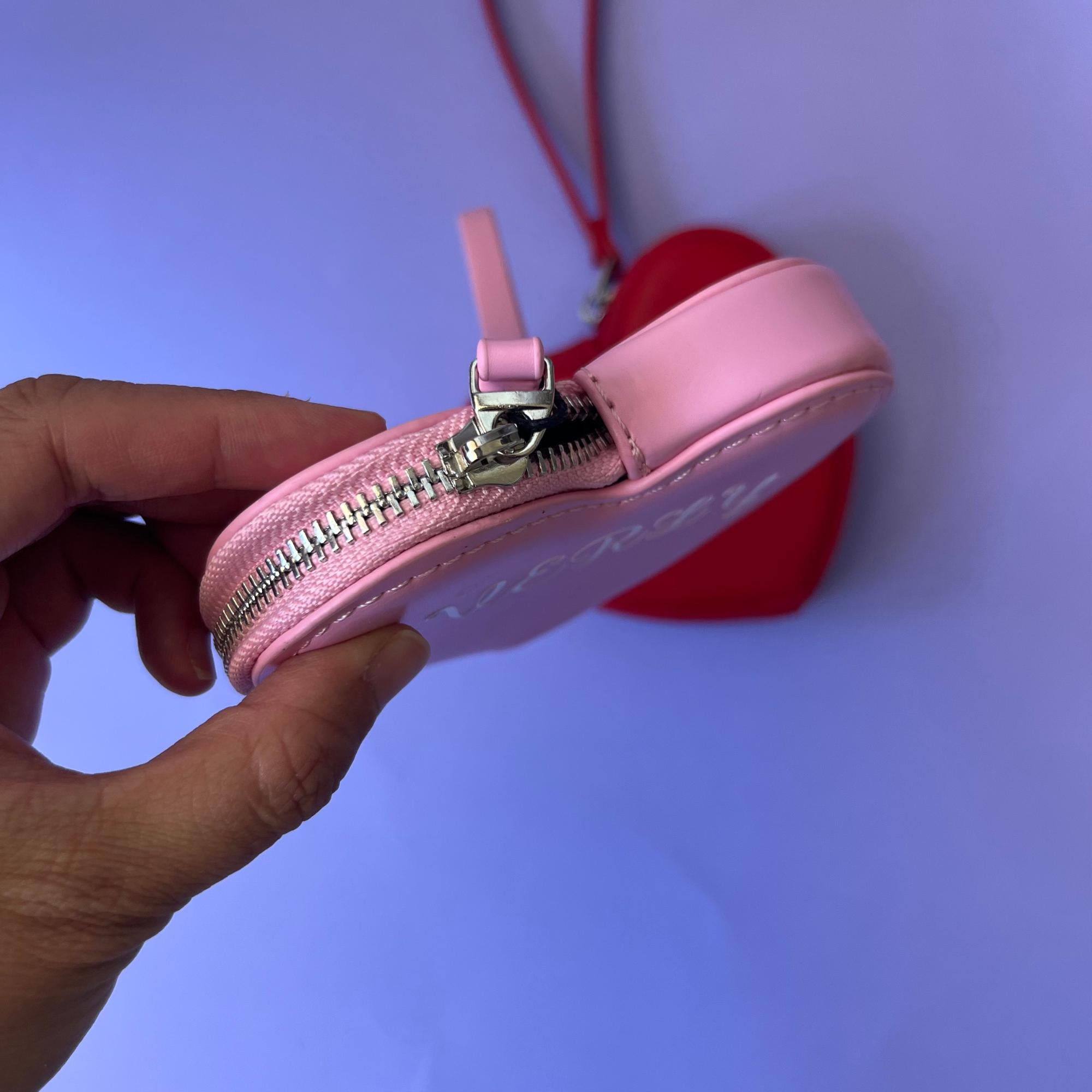 Custom Girls Pink Heart Purse Personalized Name Bag for Girls Birthday Gift Idea for Girly Girl Custom Handbag First Red Handbag for Age 3