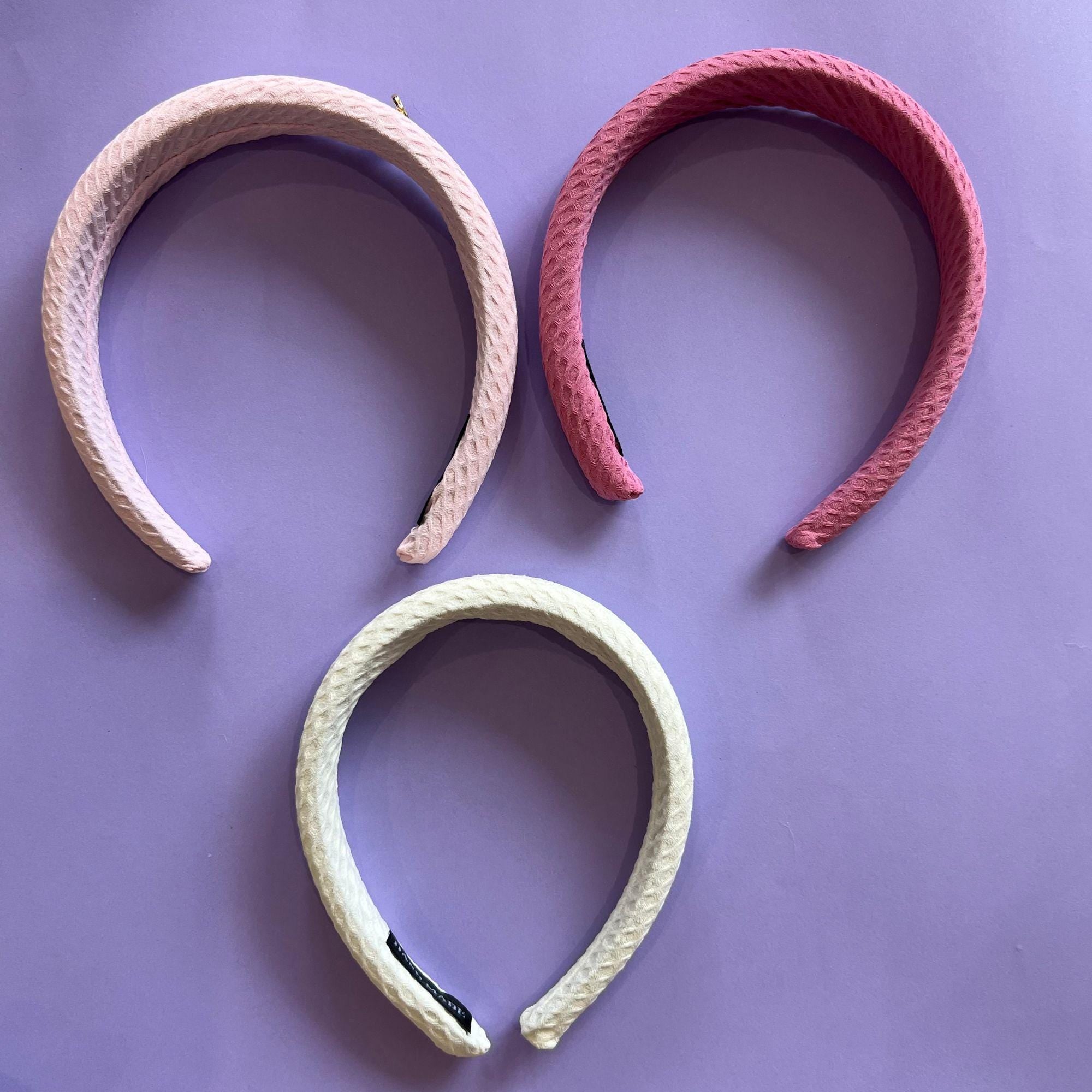 Custom Headband Pink Preppy Hairband Personalised Hair Accessories Gift for Bestie Custom Birthday Gift for Her Initial Charm Headband