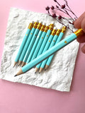 Mini Blue Pencils with Hearts, Party Favor Bridal/Baby Shower Games
